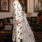 Silk 3PC Embroidered With Organza Embroidered Dupatta-1317