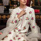 Silk 3PC Embroidered With Organza Embroidered Dupatta-1317