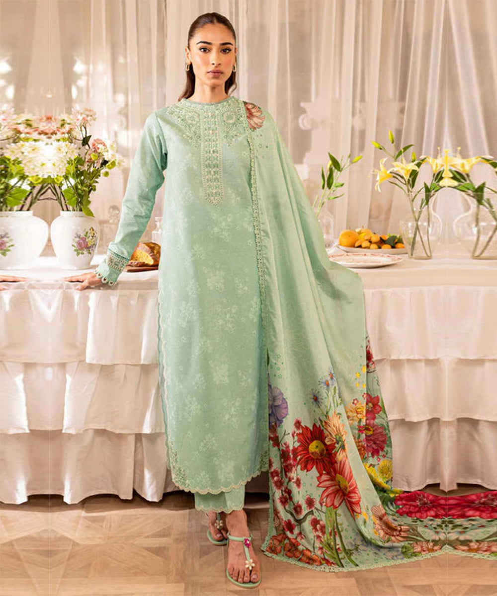 Dhanak 3PC Embroidered Q0366