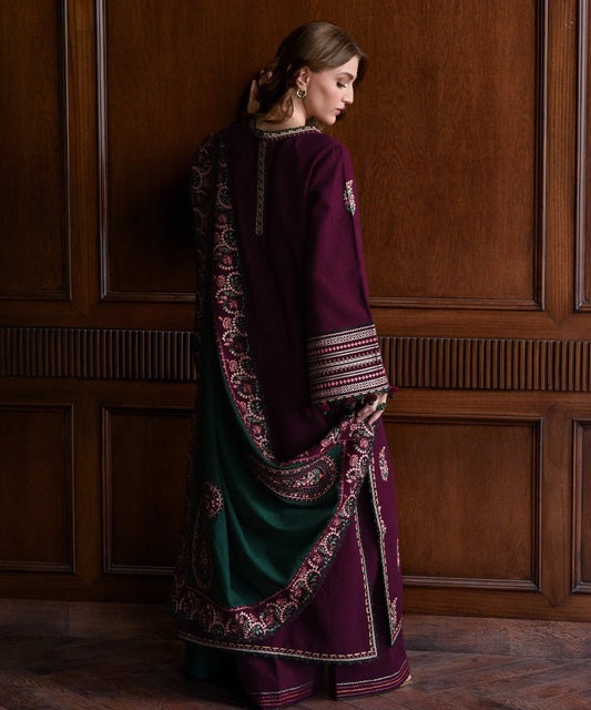 3PC Lawn Embroidered Shirt with Embroidered Dupatta-5168 - QQ
