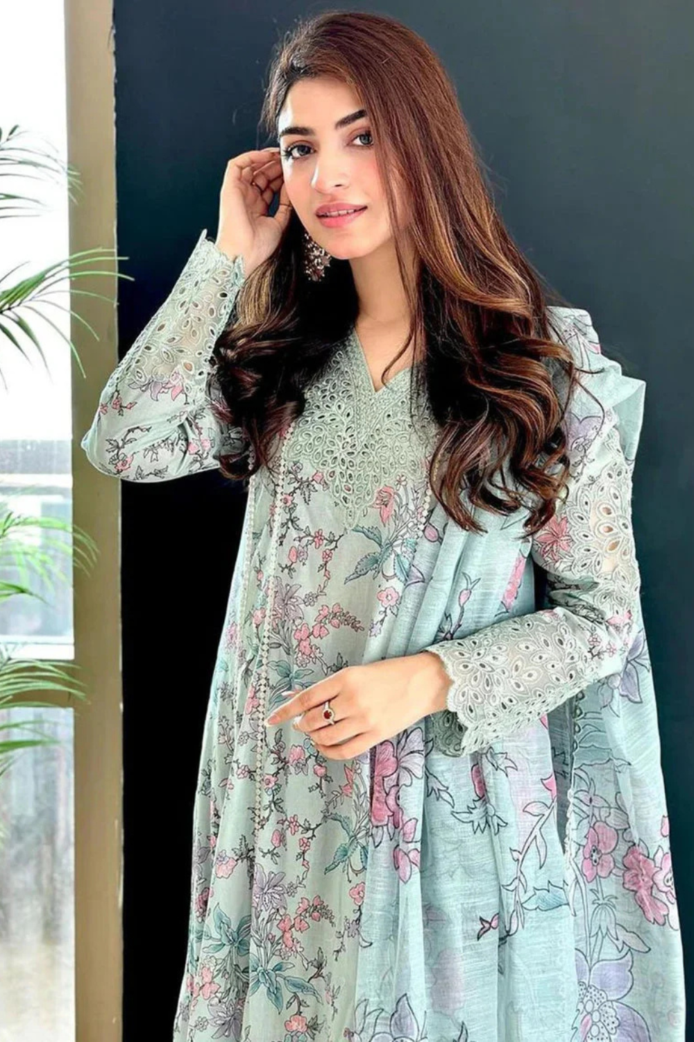 Izink 3PC LAWN PRINTED Q980