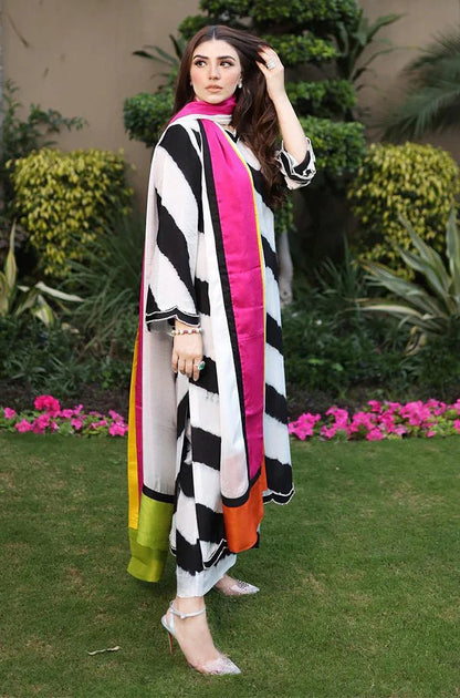 LULUSAR Silk 3PC Digital Printed-866 - QQ