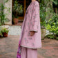JAZMIN  3PC Dhanak Embroidered Shirt With Digital Printed Shawl-288