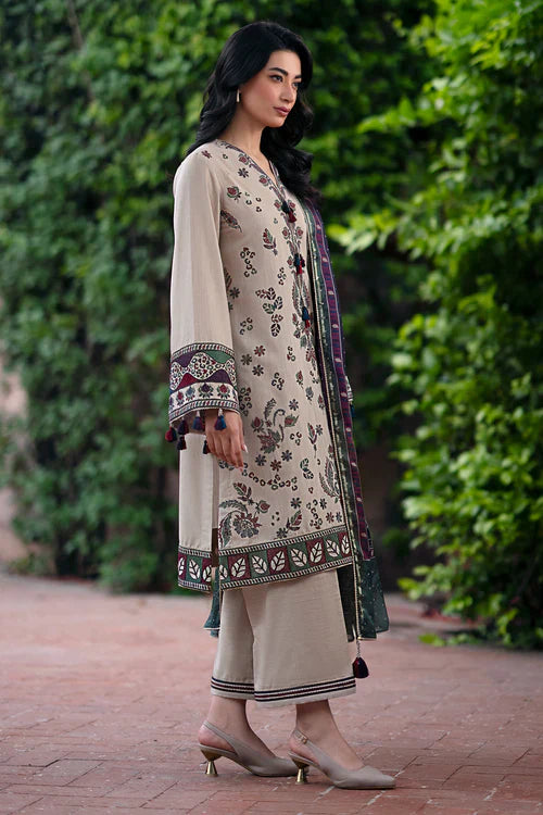 JAZMIN Khaddar 3PC Embroidered Q0467