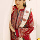 3PC Lawn Embroidered Shirt With Printed Jauqard Dupatta-5154