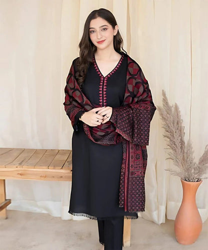 Dhanak 3PC Embroidered-622 - QQ