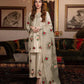 Silk 3PC Embroidered With Organza Embroidered Dupatta-1316 D