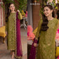 Lawn 3PC Embroidered With Chiffon Embroidered Dupatta-5020