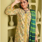CREATION KHADDAR 3PC WITH KHADDAR PRINTED SHIRT & TROUSER-901