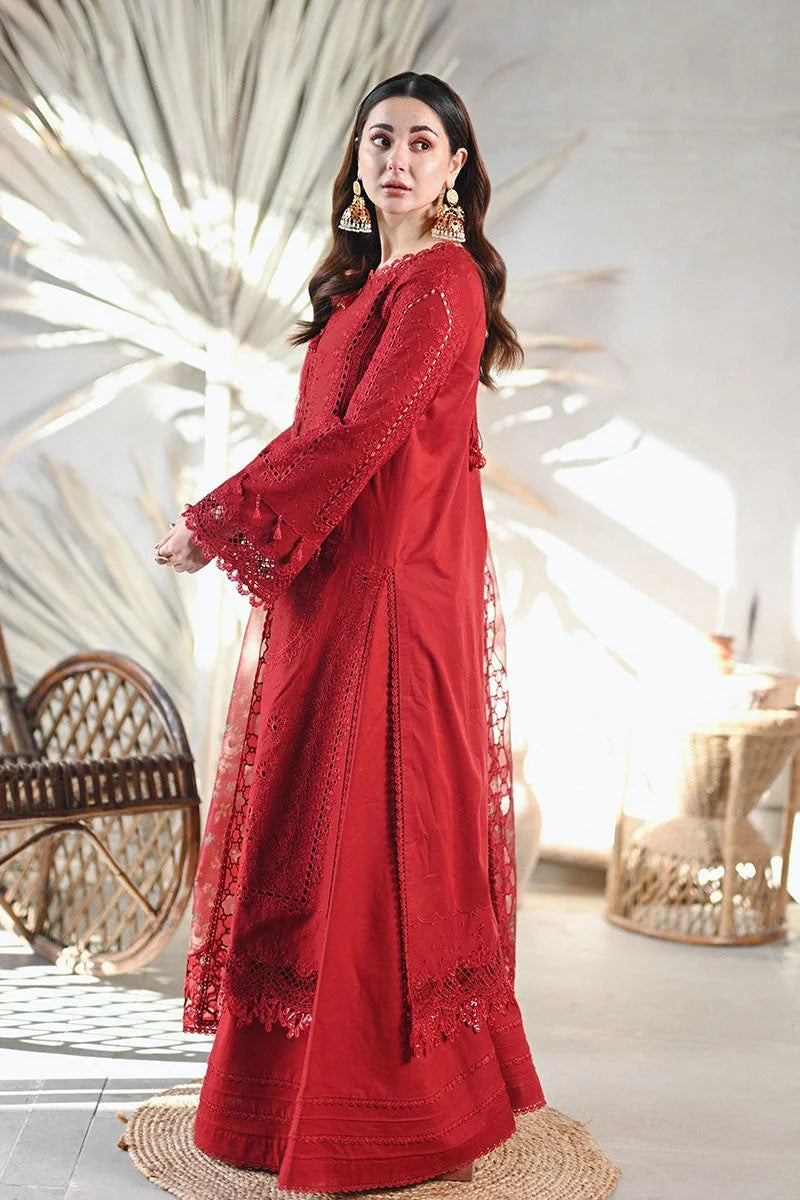 3 Piece Embroidered Lawn MB-2505