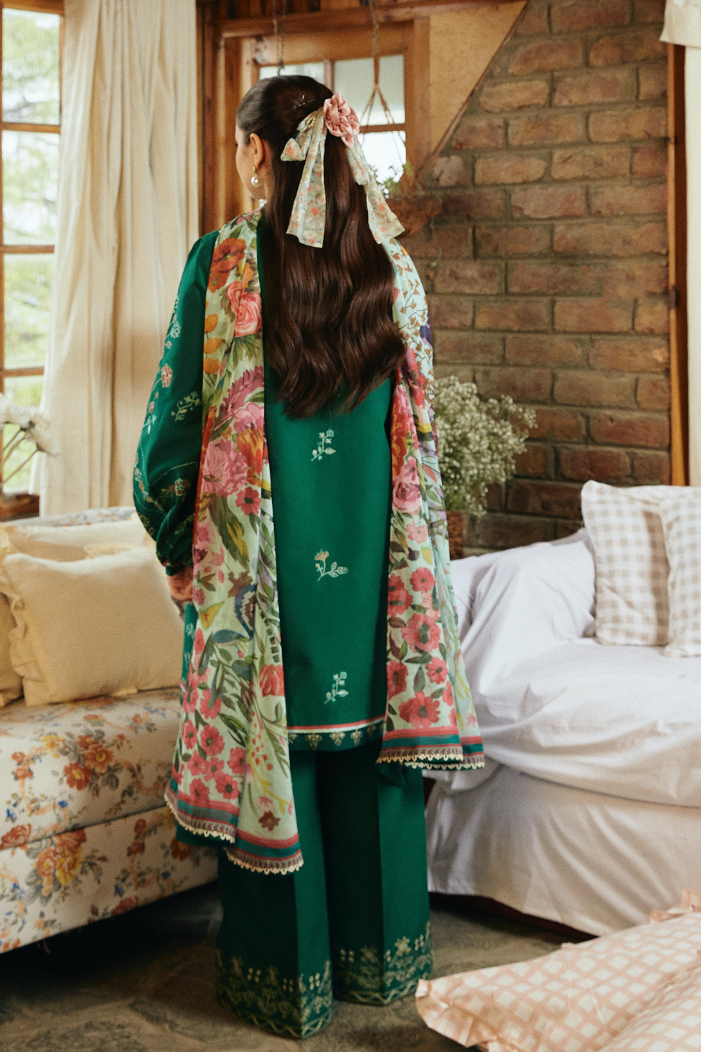 Zara ShahJahan 3PC Lawn Embroidered Q512