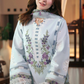 Dhanak-3PC Embroidered Shirt with Digital Printed Wool Shawl-3313