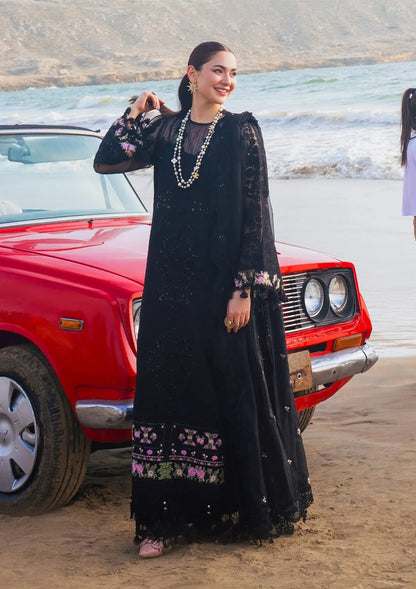 Elaf Dhanak 3PC Embroidered With Organza Embroidered Dupatta-163 - QQ