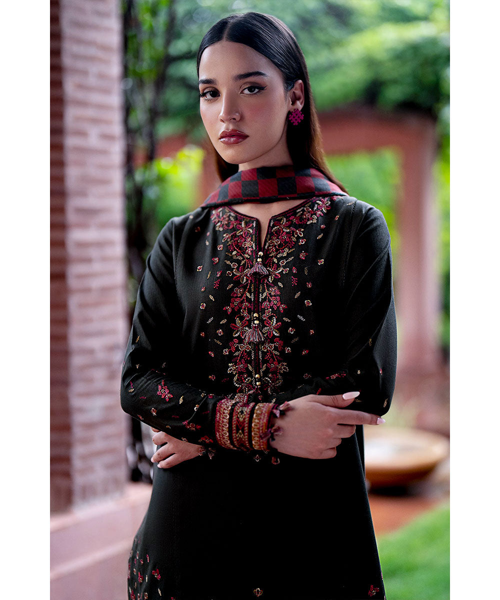 JAZMIN Dhanak 3PC Embroidered Q0460