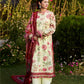 HUSSAIN REHAR Luxury Dhanak 3PC Embroidered With Digital Printed Wool Shawl-211