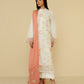 Coco Zara Shahjahan 3PC Embroidered With Dhanak Embroidered Dupatta-203