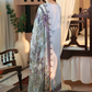 Dhanak-3PC Embroidered Shirt with Digital Printed Wool Shawl-3313