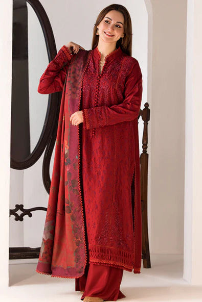 3PC LAWN EMBROIDERED SHIRT WITH DIGITAL PRINTED JACQUARD DUPATTA-5005