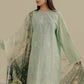 Lawn-3PC Embroidered Shirt with Digital Printed Jacquard Dupatta-1388