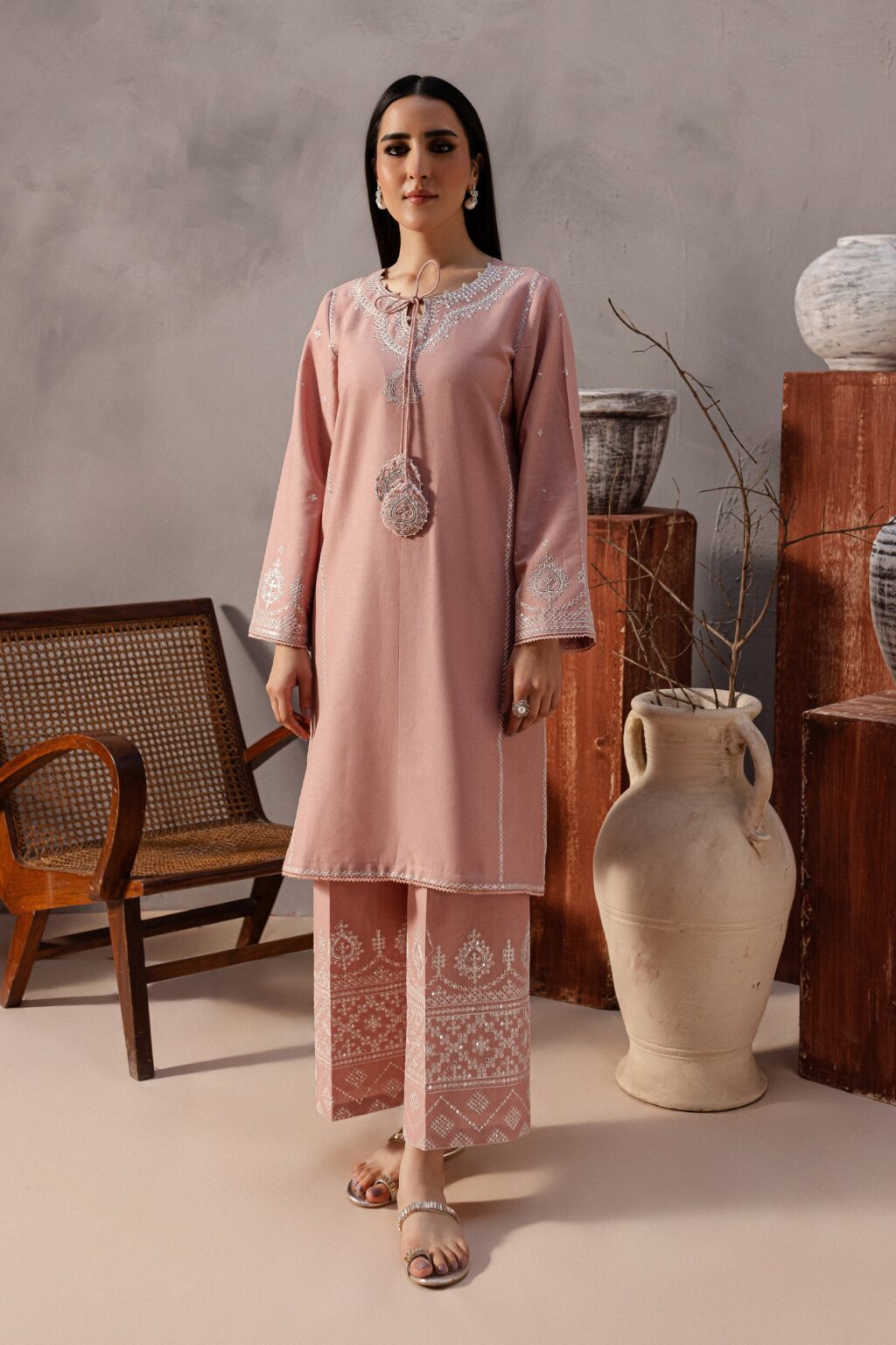 Dhanak-2pc Embroidered- 3288
