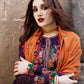 Dhanak 3PC Embroidered Shirt with Embroidered Dhanak Shawl -1304