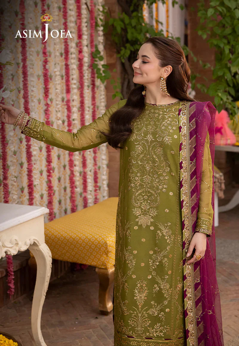 Lawn 3PC Embroidered With Chiffon Embroidered Dupatta-5020