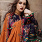 Dhanak 3PC Embroidered Shirt with Embroidered Dhanak Shawl -1304