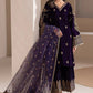 Velvet-3pc Embroidered with Organza Embroidered Dupatta-953