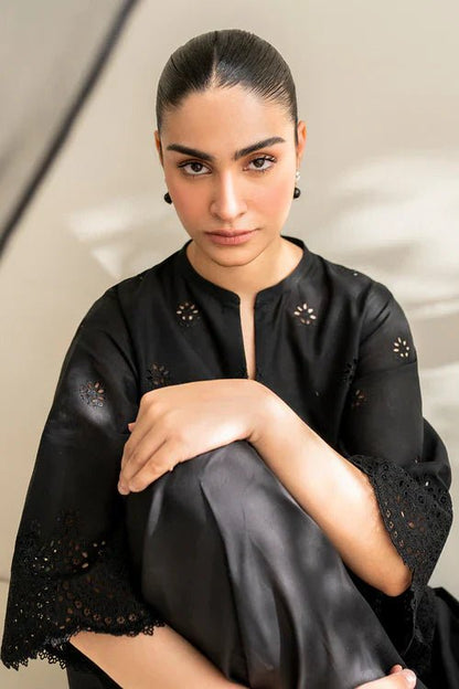 BAROQUE Dhanak 3PC Embroidered With Chiffon Dupatta-152 - QQ