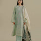 Lawn-3PC Embroidered Shirt with Digital Printed Jacquard Dupatta-1388