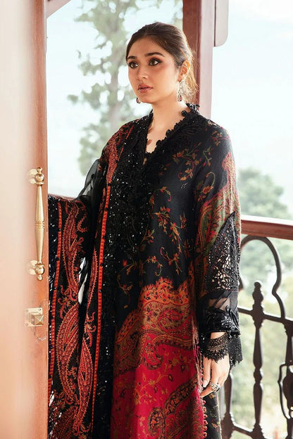 3PC KARANDI PRINTED SHIRT WITH KARANDI PRINTED DUAPTTA AND TROUSER -1709 - QQ