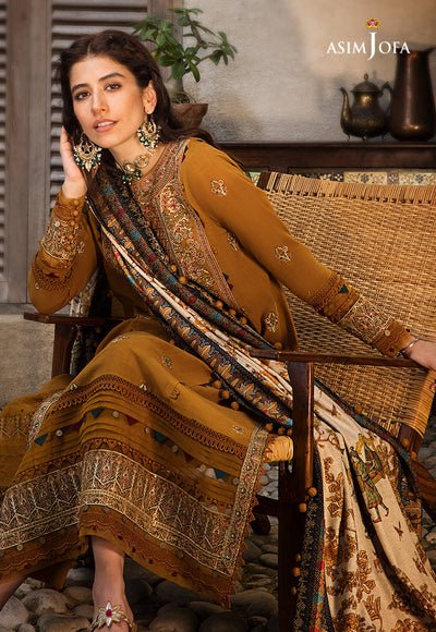 Lawn-3PC Embroidered Shirt With Digital Printed Jauqard Dupatta-5139 - QQ