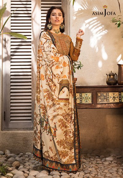 Lawn-3PC Embroidered Shirt With Digital Printed Jauqard Dupatta-5139 - QQ