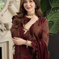 Lawn 3PC Embroidered With Chiffon Embroidered Dupatta-5016