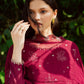 Lawn-3PC Embroidered Shirt With Chiffon Sequins Embroidered Dupatta-5060