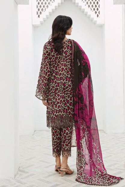 BAROQUE 3PC KARANDI PRINTED SHIRT WITH KARANDI PRINTED DUAPTTA AND TROUSER-1701 - QQ