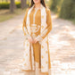 Dhanak-3PC Embroidered Shirt with Dhanak Embroidered Dupatta -3423