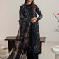 Dhanak-3PC Embroidered Shirt with Digital Printed Wool Shawl- 3365