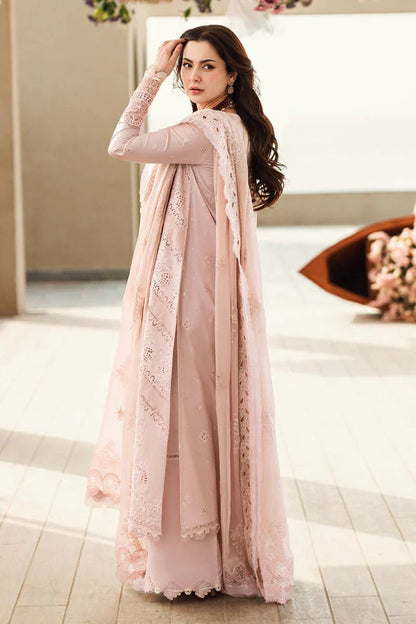 Lawn-3PC Embroidered Shirt with Organza Embroidered Dupatta-1270 - QQ