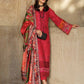 Dhanak-3PC Embroidered with Digital Printed Wool Shawl-3350