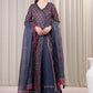 BAROQUE 3PCS KARANDI ALL OVER PRINTED SUIT D-287 BLUE