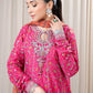 BAROQUE 3PCS KARANDI ALL OVER PRINTED SUIT D-287 RED