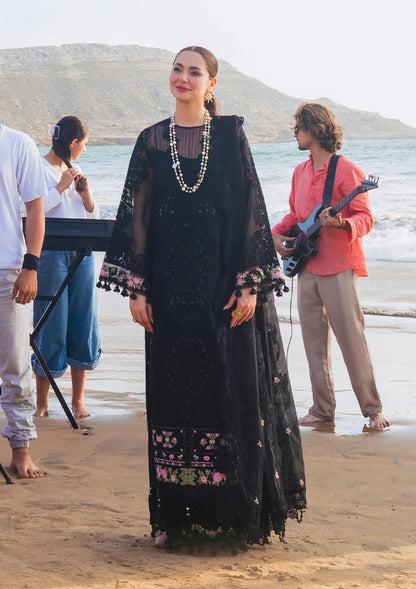 Elaf Dhanak 3PC Embroidered With Organza Embroidered Dupatta-163 - QQ
