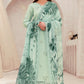 Dhanak-3PC Embroidered Shirt with Digital Printed Wool Shawl - 3279