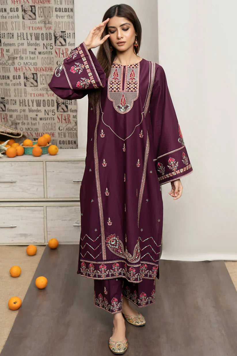 URGE Dhanak 3PC Embroidered Q0468