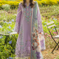 Dhanak-3PC Embroidered Shirt with Digital Printed Wool Shawl -3325