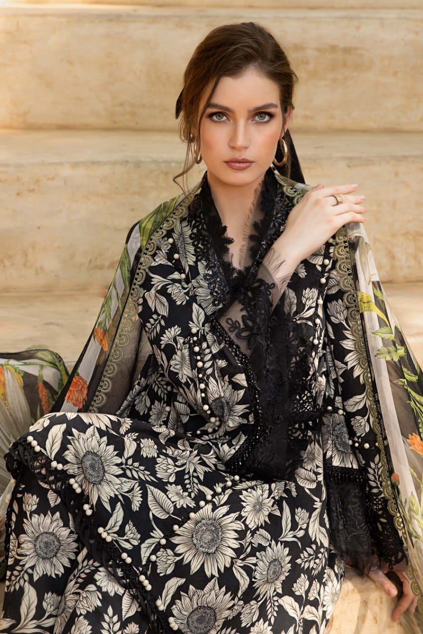 Maria B 3Pcs Digital Lawn Printed Q647