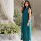 Dhanak-3PC Embroidered Shirt with Digital Printed Embroidered Dupatta-3359