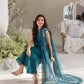 Dhanak-3PC Embroidered Shirt with Digital Printed Embroidered Dupatta-3359