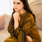 Dhanak-3PC Embroidered Shirt with Dhanak Embroidered Dupatta -3398